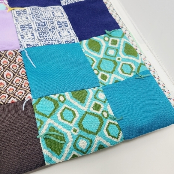 Unbranded | Multicolored Mixed Print Patchwork Handmade Blanket (One Size) - Picture 11 of 16